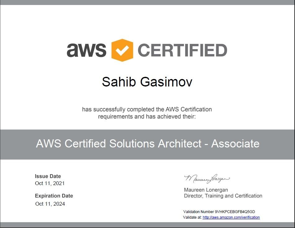 AWS Certified Solutions Architect - Associate