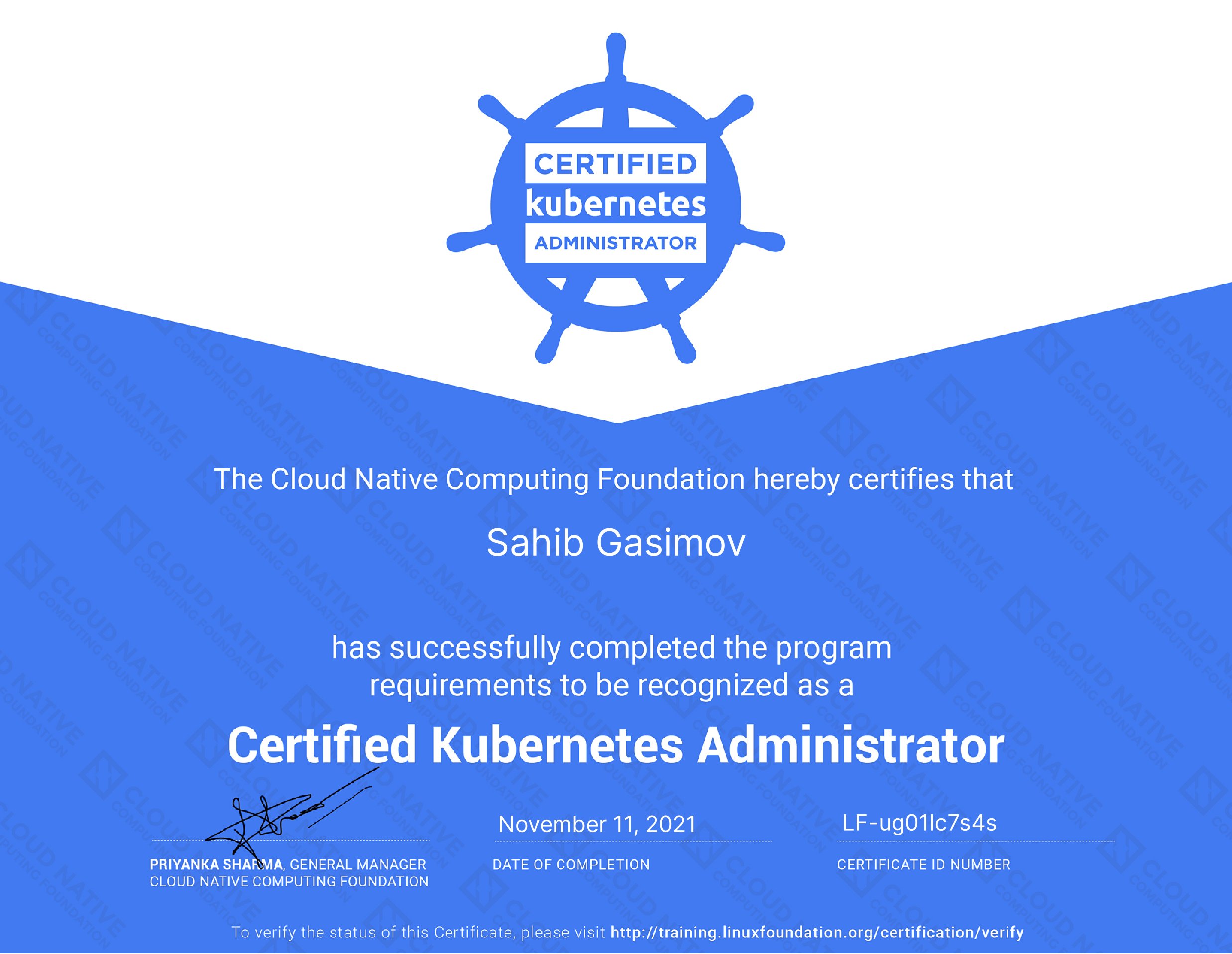CKA: Certified Kubernetes Administrator