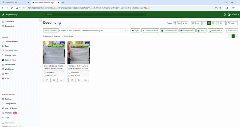 Paperless-NGX AI